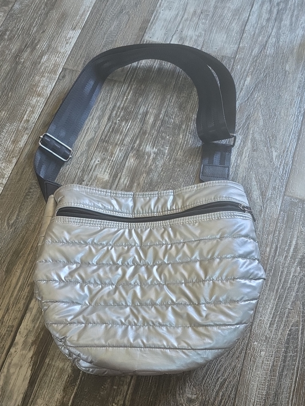 THINK ROYLN Black Nylon Interior Pouch with Mesh Pocket
